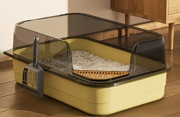 Caixa de areia XXL para gatos: mais conforto e menos sujidade