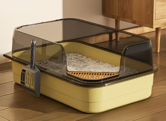 Caixa de areia XXL para gatos: mais conforto e menos sujidade
