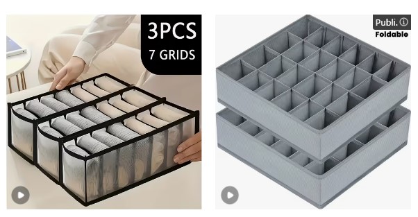 Organizador para meias e cuecas: A solução para gavetas impecáveis