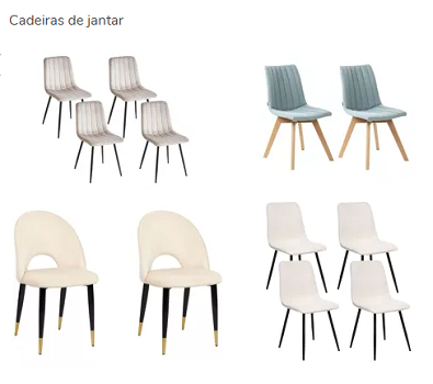 Porque comprar cadeiras de sala de jantar na Conforama