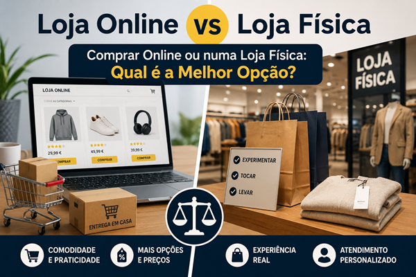 Comprar Online ou numa Loja Física: Qual é a Melhor Opção?